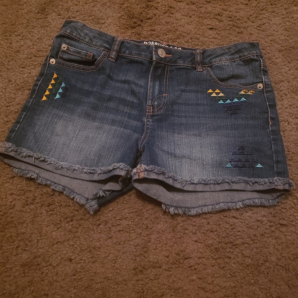Denim shorts